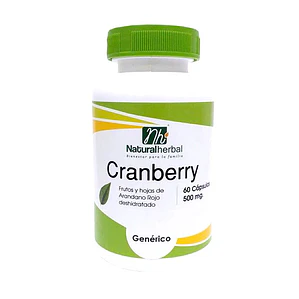 Cranberry - 60 Cápsulas 500 mg