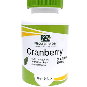 Cranberry - 60 Cápsulas 500 mg
