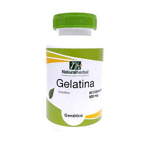 Gelatina - 60 Cápsulas 500 mg.