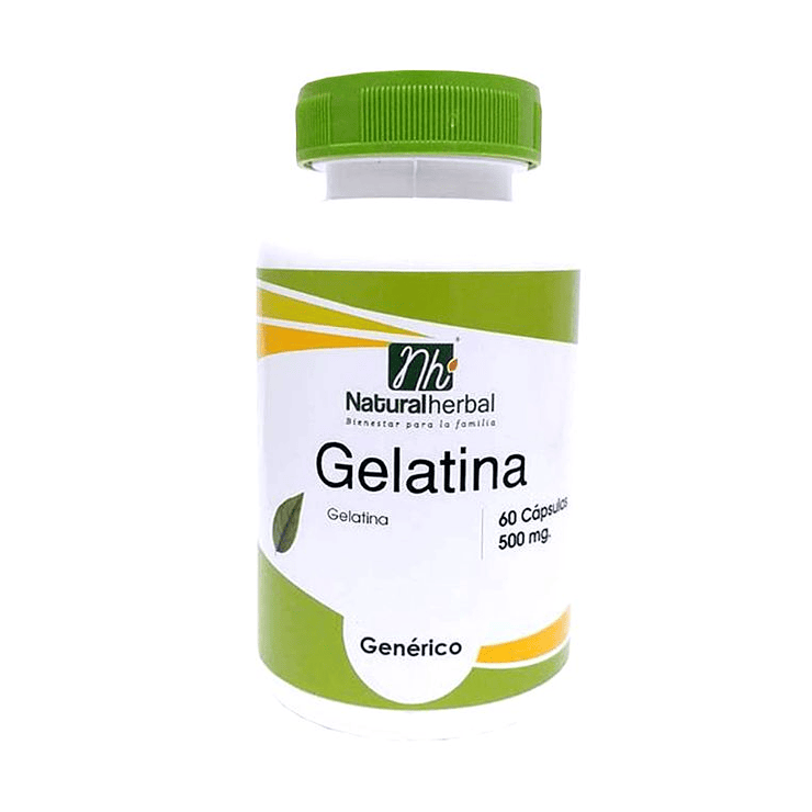 Gelatina - 60 Cápsulas 500 mg. 1