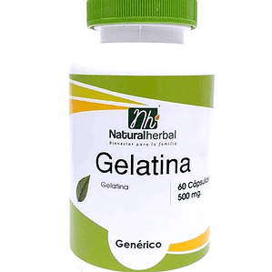 Gelatina - 60 Cápsulas 500 mg.