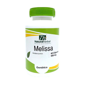 Melissa - 60 Cápsulas 500 mg.