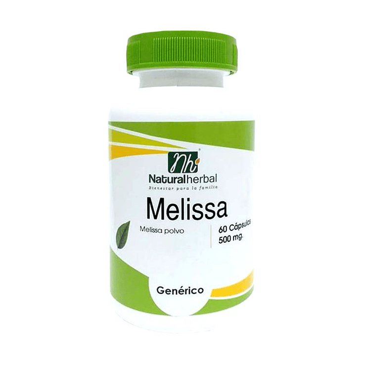 Melissa - 60 Cápsulas 500 mg. 1