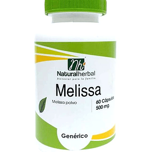 Melissa - 60 Cápsulas 500 mg.