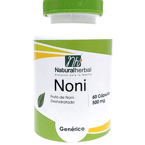 Noni - 60 Cápsulas 500 mg.
