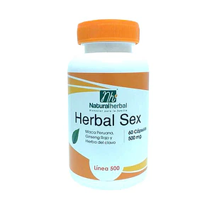 Herbal Sex 60 Cápsulas - 500 mg.