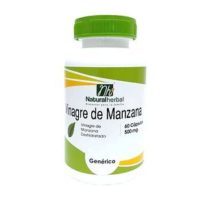 Vinagre Manzana - 60 Cápsulas 500 mg.