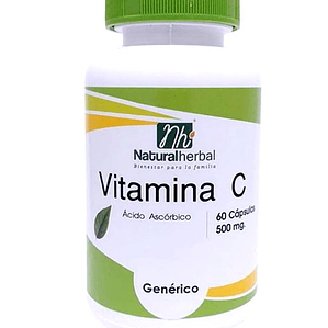 Vitamina C - 60 Cápsulas 500 mg.