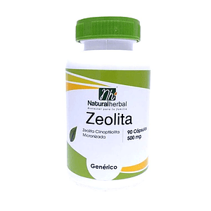 Zeolita - 90 Cápsulas 500 mg.