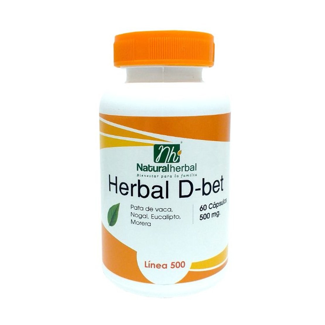 Herbal D-bet 60 Cápsulas - 500 mg. 1