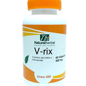 V-rix - 60 Cápsulas 500 mg.