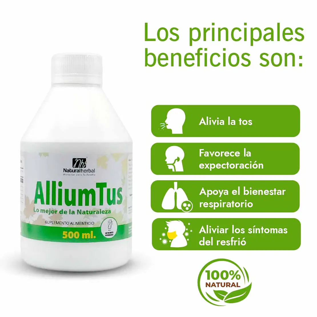 Jarabe Alliumtus Adulto - 500 ml.   3