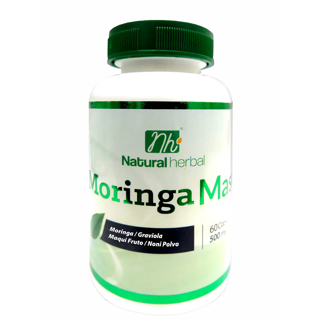 MoringaMass - 60 Cápsulas 500 mg. 1