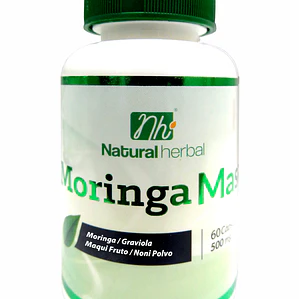 MoringaMass - 60 Cápsulas 500 mg.