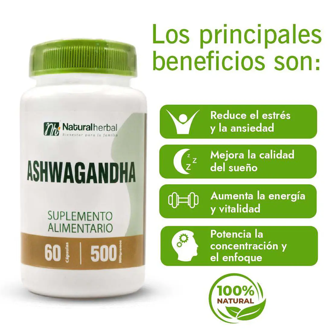 Ashwagandha 500 mg x 60 caps 4