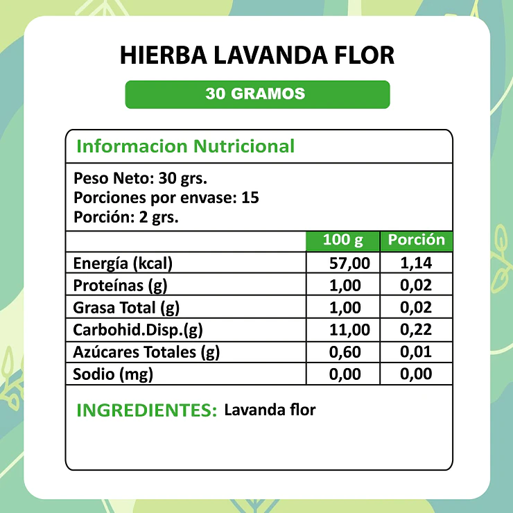 Lavanda Flor - 30gr 3