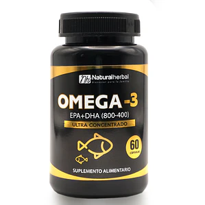 Omega 3 Ultra Concentrado 800 EPA / 400 DHA - 60 Cápsulas
