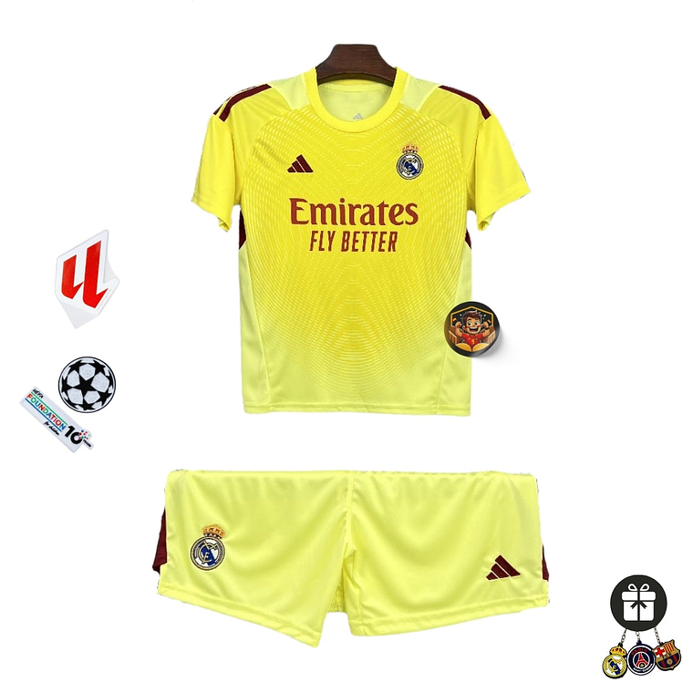REAL MADRID PORTERO IV 25/26 CONJUNTO INFANTIL 1