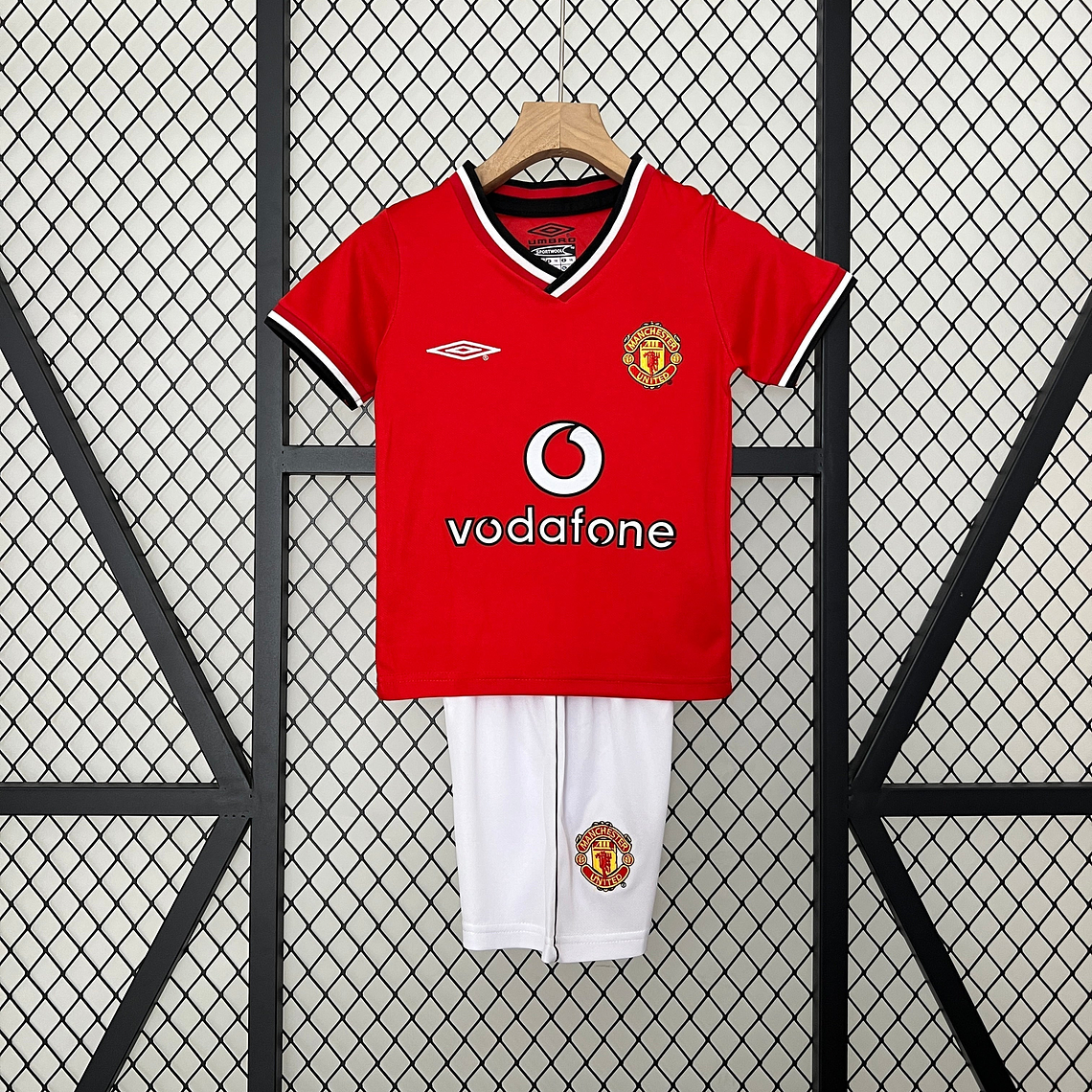 MANCHESTER UNITED I 00/01 CONJUNTO INFANTIL (RETRO) 1
