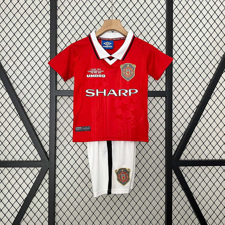 MANCHESTER UNITED I 99/00 CONJUNTO INFANTIL (RETRO) 1