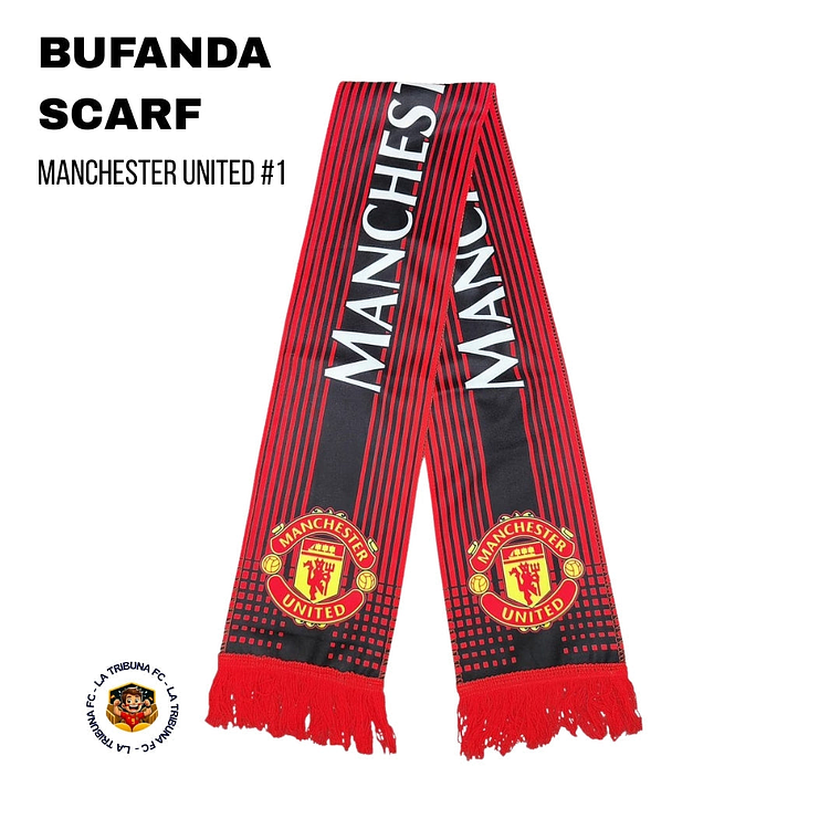 BUFANDA MANCHESTER UNITED 1 - SCARF 1