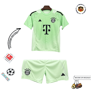 BAYERN MUNICH VERDE 25/26 CONJUNTO INFANTIL