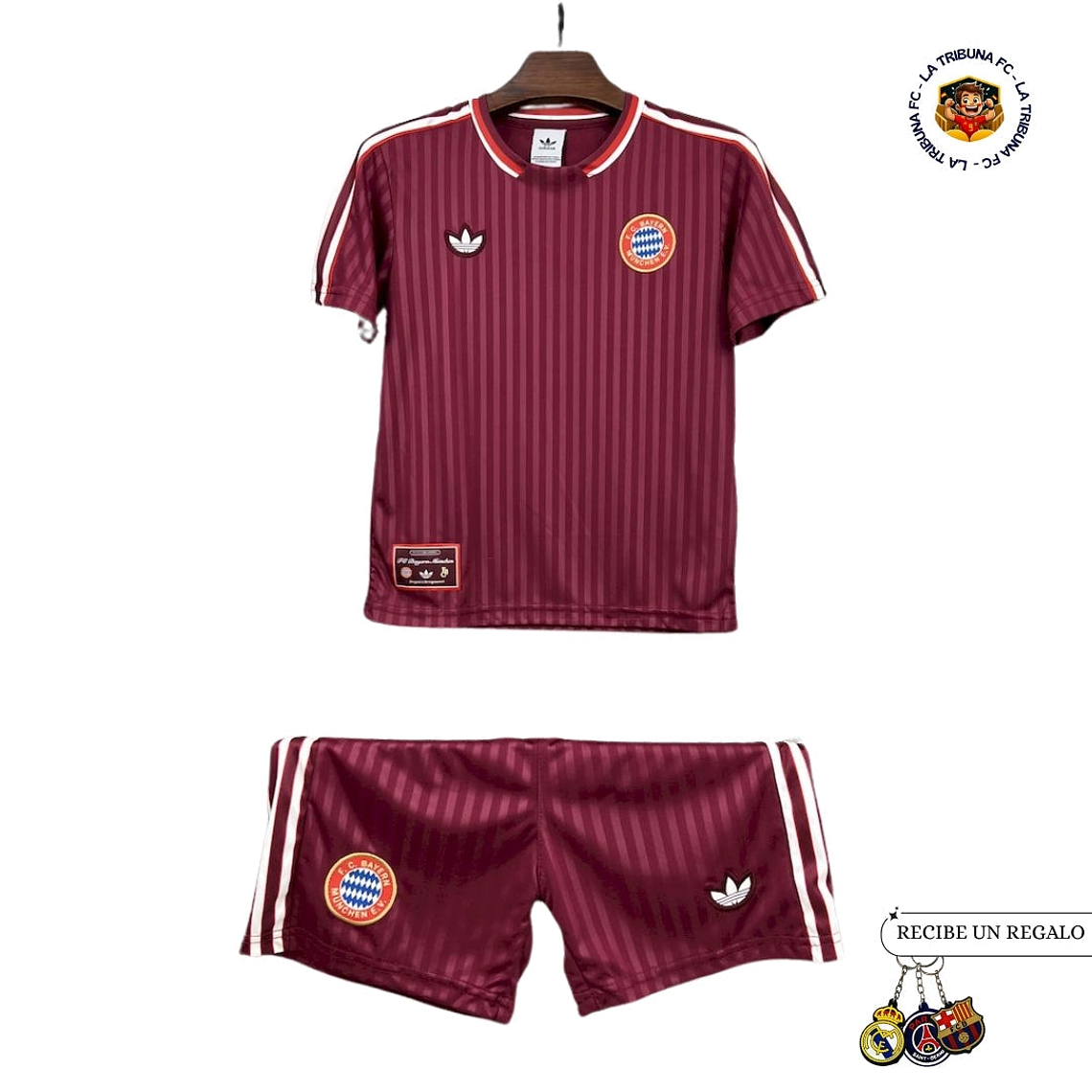 BAYERN MUNICH TERRACE ICONS 25/26 CONJUNTO INFANTIL 1