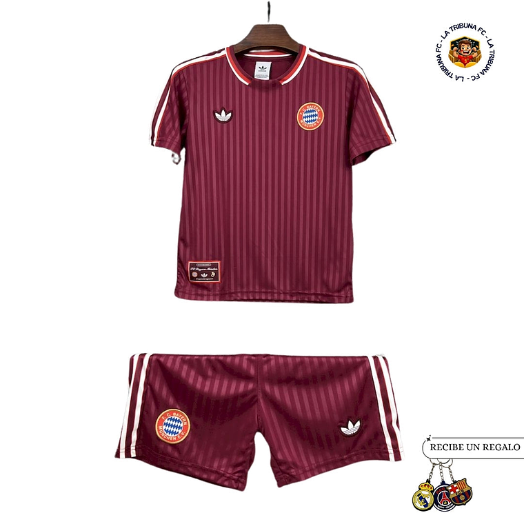 BAYERN MUNICH TERRACE ICONS 25/26 CONJUNTO INFANTIL 1
