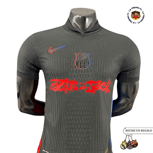 BARCELONA x TRAVIS SCOTT CACTUS JACK NEGRA 2025 EDICIÓN LIMITADA VERSION JUGADOR