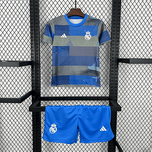 REAL MADRID CALENTAMIENTO I 25/26 CONJUNTO INFANTIL LANZAMIENTO