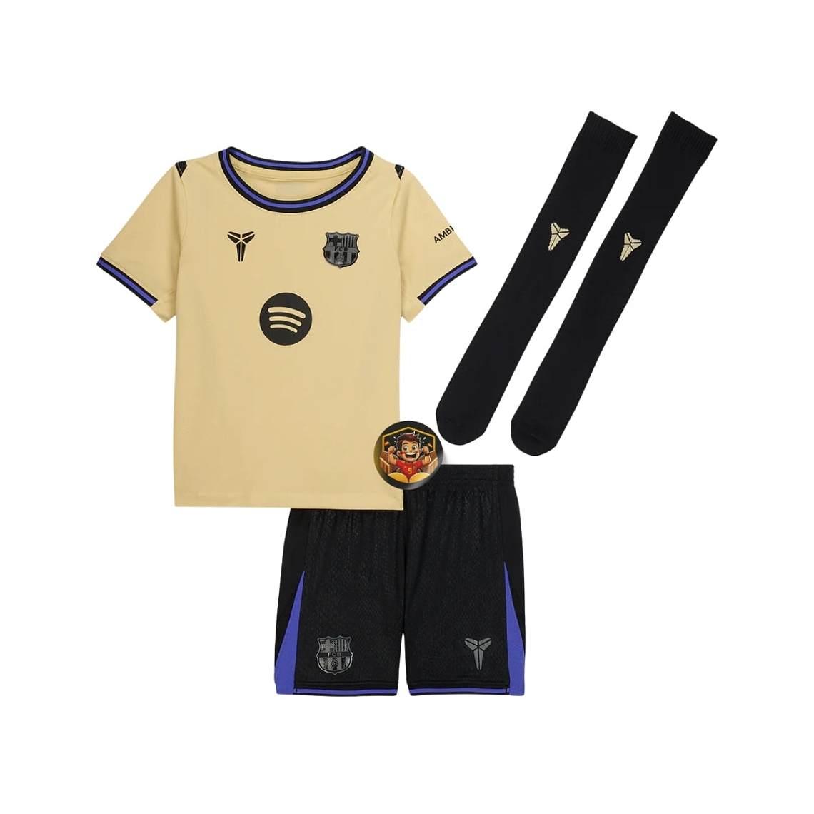 BARCELONA II 25/26 CONJUNTO INFANTIL 3