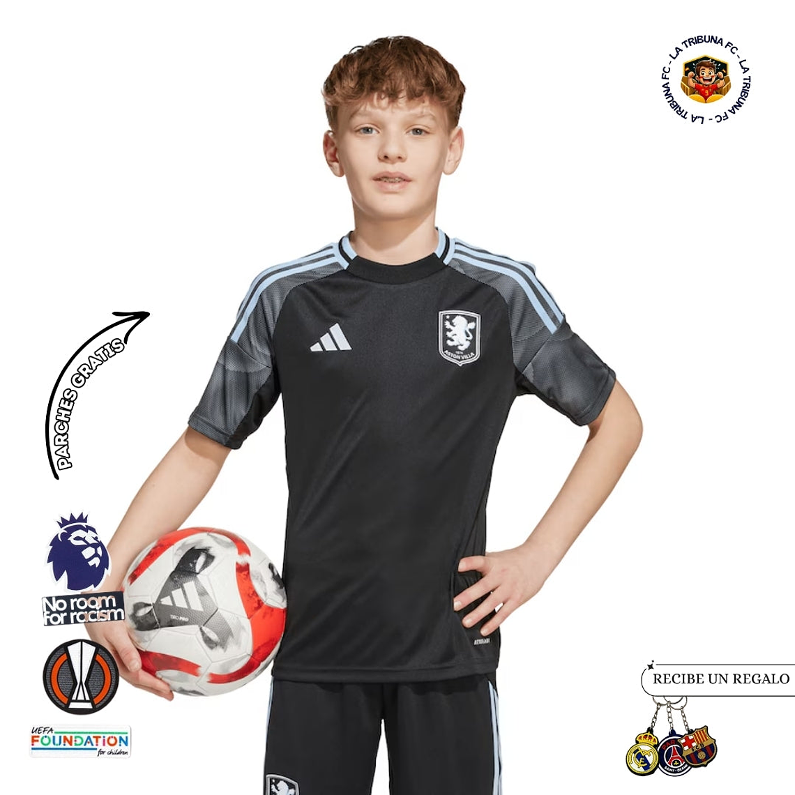 ASTON VILLA II 25/26 CONJUNTO INFANTIL 1