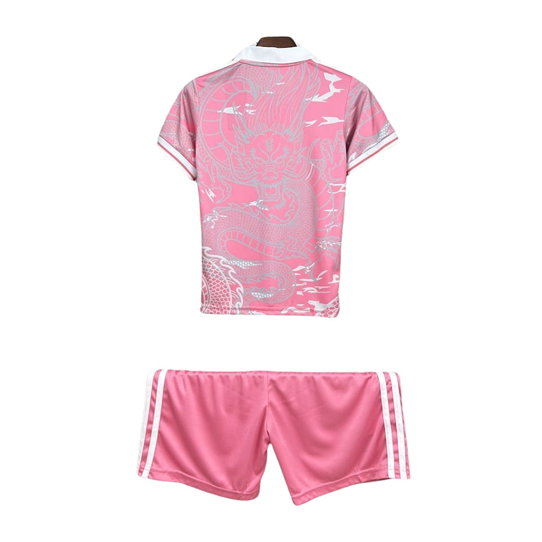 REAL MADRID EDICIÓN ESPECIAL ROSADO 25/26 CONJUNTO INFANTIL 2