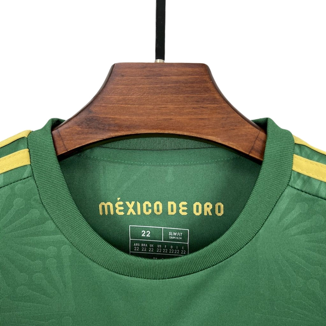 MÉXICO EDICIÓN ESPECIAL DORADO VERDE 25/26 CONJUNTO INFANTIL 3