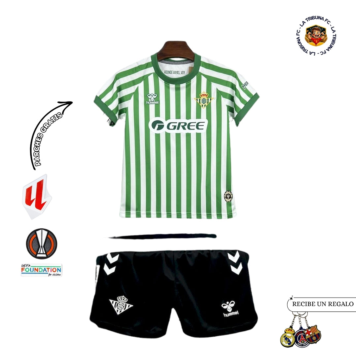 REAL BETIS EDICIÓN ESPECIAL CONFERENCE LEAGUE FINAL 25/26 CONJUNTO INFANTIL 1