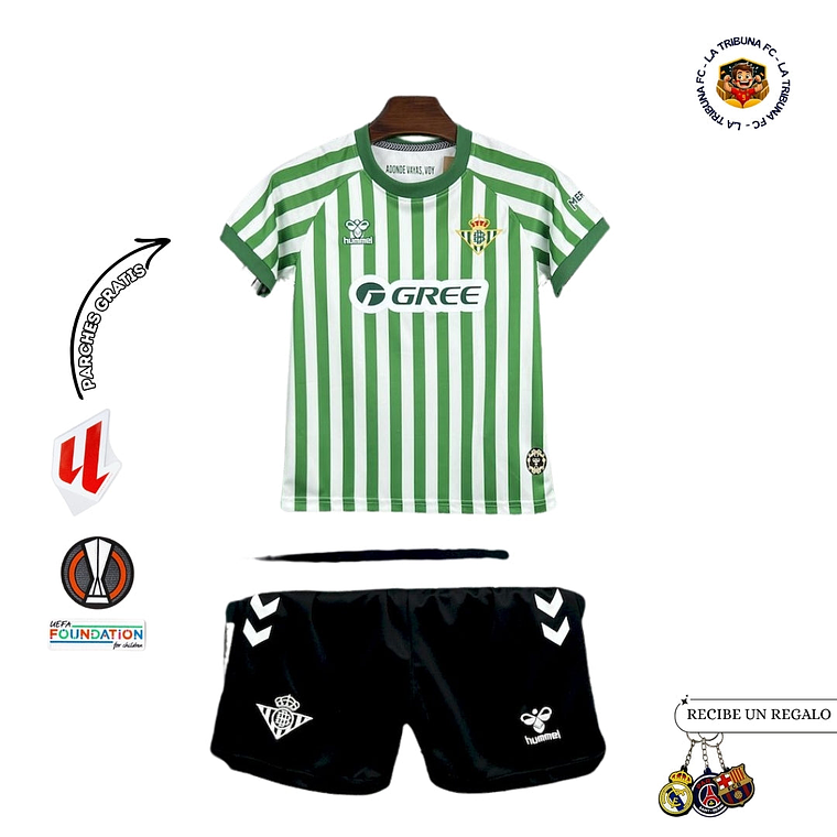 REAL BETIS EDICIÓN ESPECIAL CONFERENCE LEAGUE FINAL 25/26 CONJUNTO INFANTIL 1