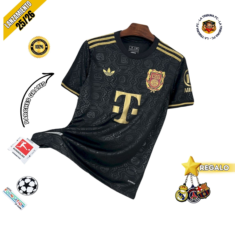 BAYERN MUNICH EDICIÓN ESPECIAL 125º BLACK 24/25 HOMBRE 1