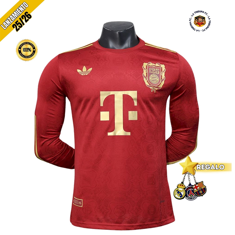 BAYERN MUNICH EDICIÓN ESPECIAL 24/25 HOMBRE (VERSIÓN JUGADOR) MANGA LARGA 1