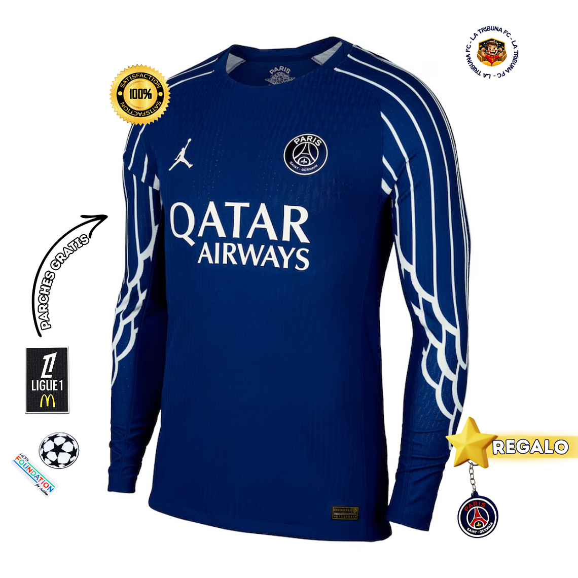 PSG IV 25/26 HOMBRE MANGA LARGA 1