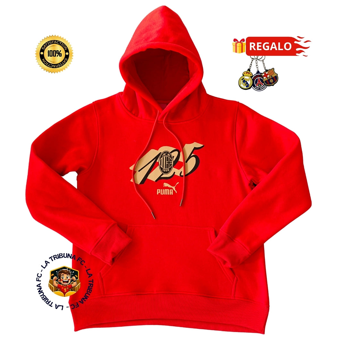 SUDADERA AC MILAN 125 AÑOS 1