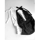 Crop encaje Halter 1
