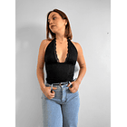 Crop encaje Halter 3