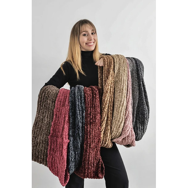 Cuello Infinity chenille - Araiz 4