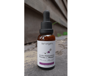 Serum facial ácido hialurónico rosas & maqui +  vitamina C