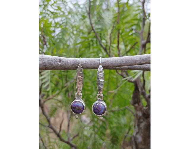 Aros turquesa purple