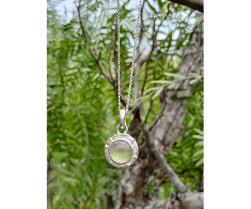 Colgante prehnita