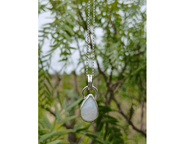 Colgante piedra luna
