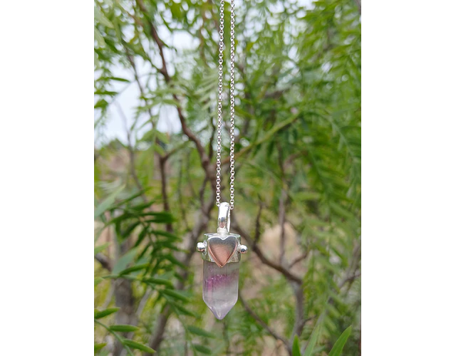 Colgante fluorita 💜