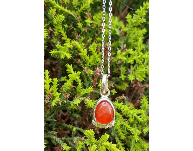 Colgante onix rojo