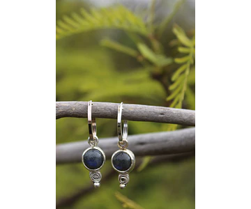 Aros labradorita azul